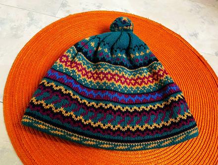 Čiapka s nórskym vzorom, l