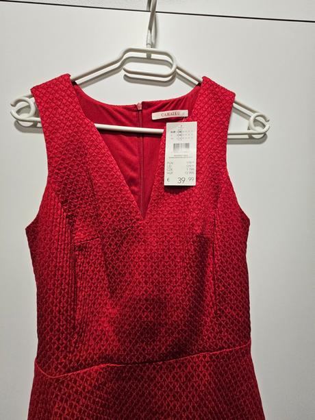 Nové šaty červené elegantné orsay, orsay,s