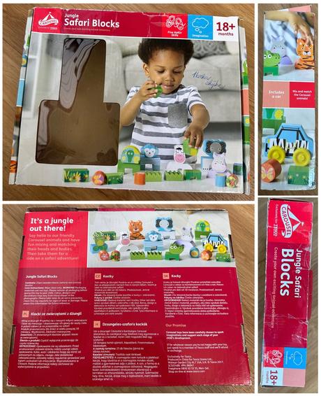 Stavebnica džungle safari zvieratá carousel,