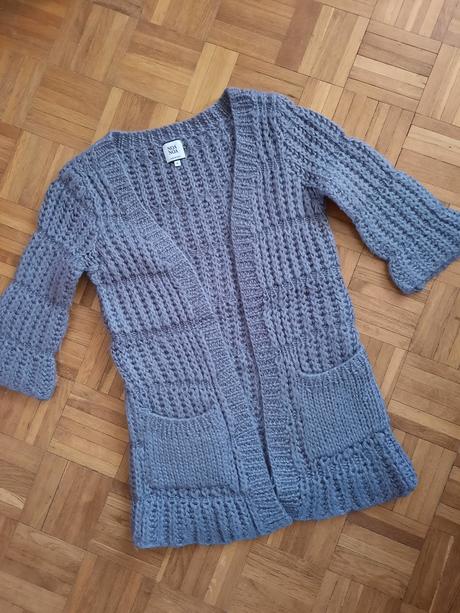 Dámsky pletený kardigan, s