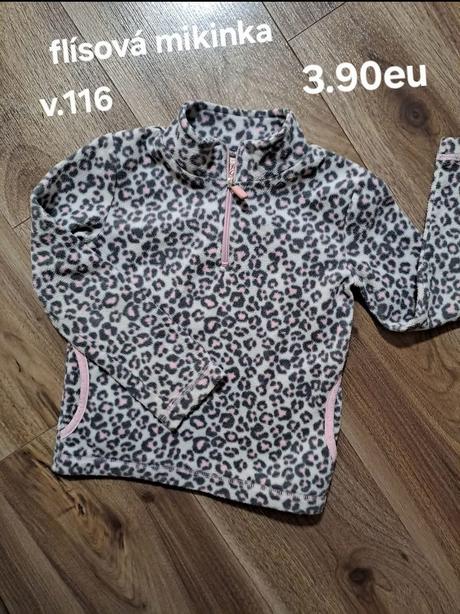 Flísová mikinka, 116