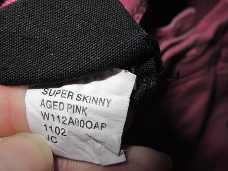 Ksubi - bordové nohavice, 26