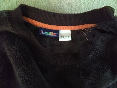 Teplý svetrík s mackom, lupilu,80