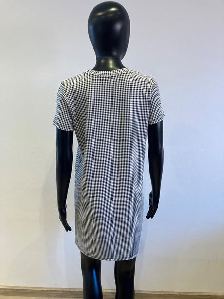 Dámske kockované šaty pull bear (m), pull&bear,m