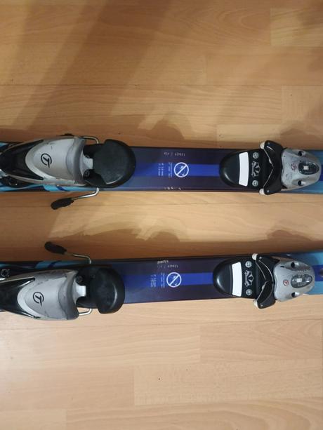 Lyže s viazaním, 120-129 cm