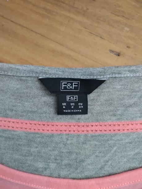 Sedo ružové tricko, f&f,xs