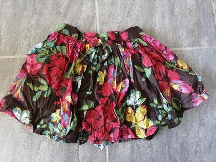 Kvetovaná sukňa next bavlna s podšívkou v146, 11 r, next,146