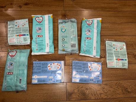 Mix prémiových plienok, pampers,7 kg - 18 kg
