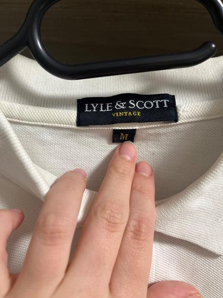 Vintage croptop lyle & scott, m