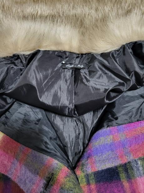 Vlnený kabát s kožušinkou, m