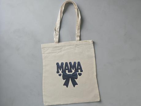 Bavlnená taška s potlačou mama, 
