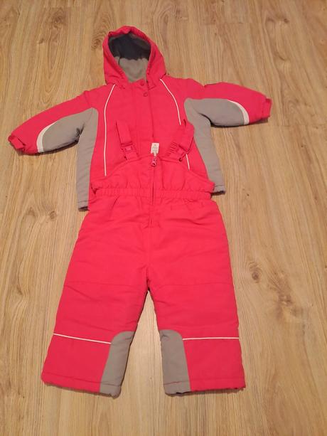 Zimná suprava bunda/oteplovačky, c&a,86