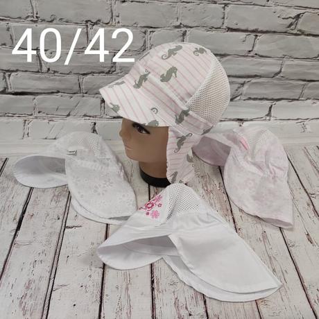 Letná čiapka s plachtičkou - legionárka, repal,62 - 104