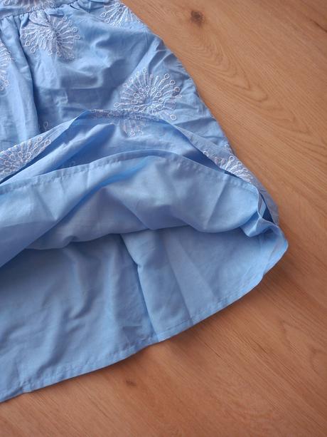 Belasé vyšívané babydoll šaty, sinsay,xs