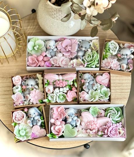 Voňavá krabička s mydielkami,