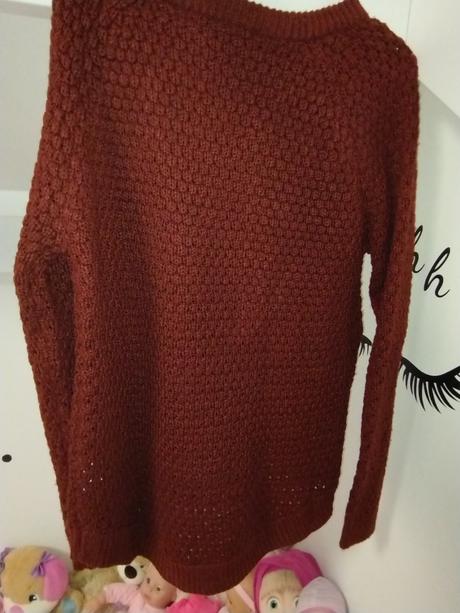 Tehlový sveter, takko,m