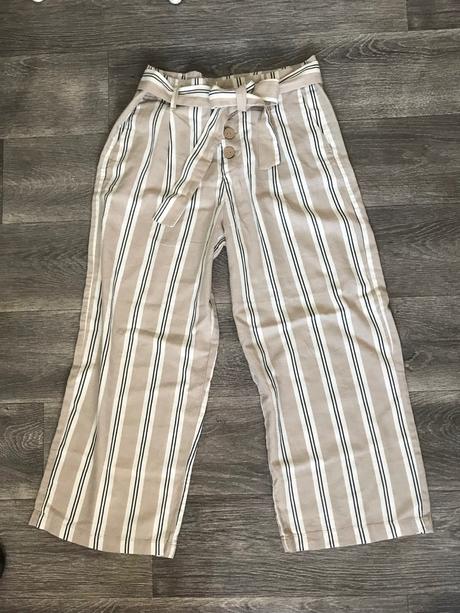 Nové široké 7/8 nohavice, takko,m