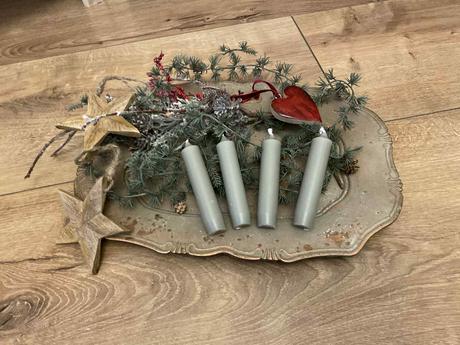 Sviečky svetlo zelené - 4 ks ( sada ),