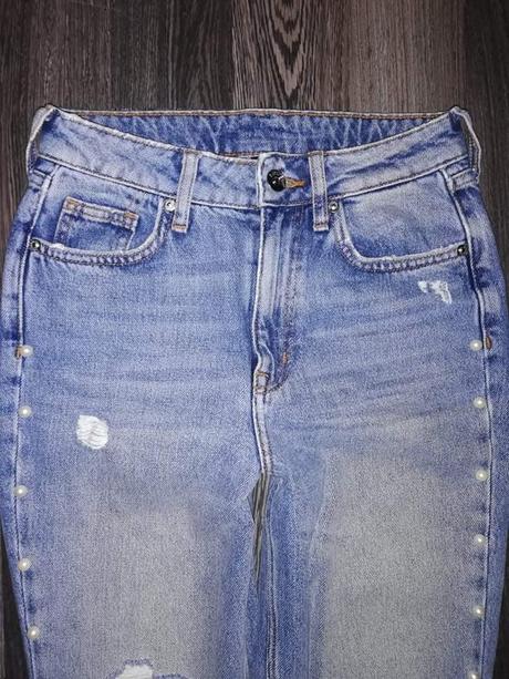 Rifle s perličkami h&m 34, h&m,34