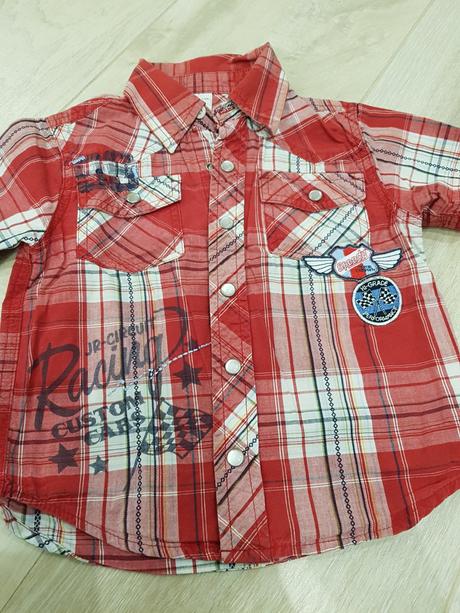 Sada krásnych košiel pre chlapca veľkosť 12-18 mes, 68–80