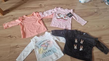 4x tričká 6-9m, 74