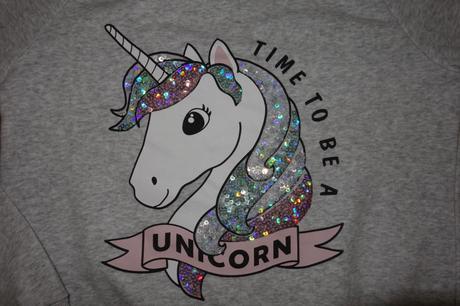 H&m mikina jednorožec 158/164, h&m,158