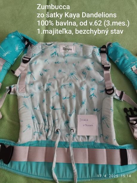 Ergonomický nosič zn. zumbucca, zumbucca