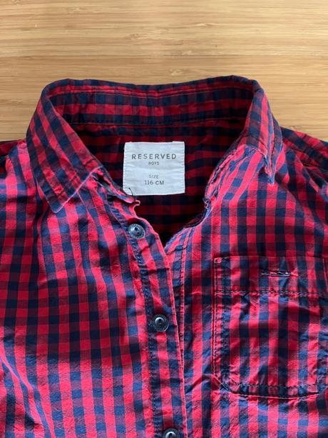 Károvana košeľa reserved 116, reserved,116
