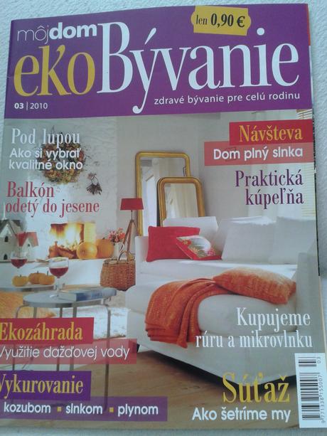 Časopis ekobývanie z edície časopisu môj dom,