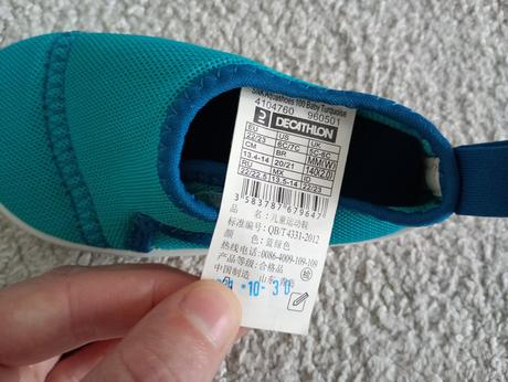 Topánky do vody, decathlon,23