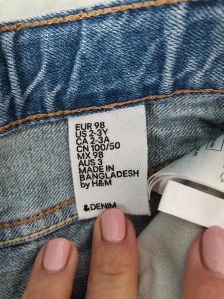 Riflove kratasky, h&m,98