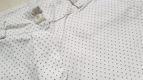 Biele krátke nohavice, s