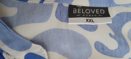 Dlhý top vzorovaný, xxl