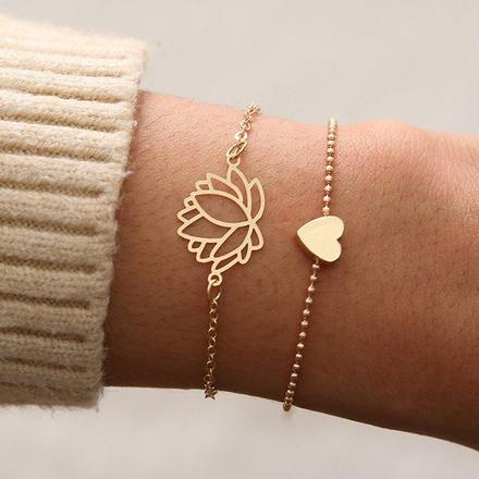 Naramky lotus heart,