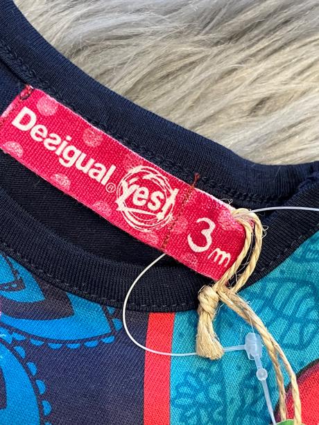 Dievčenské tričko vzorované desigual (3 m.), desigual,62