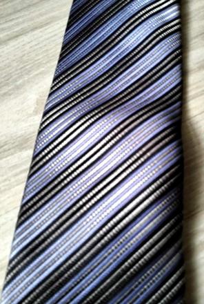 Fialovo čierna kravata just play, 