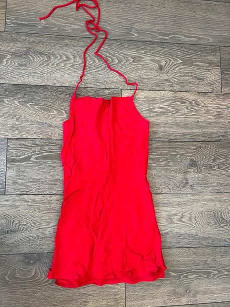 Červené šaty, zara,xs