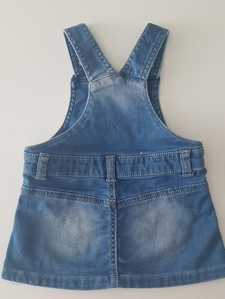 Riflové šaty, h&m,80