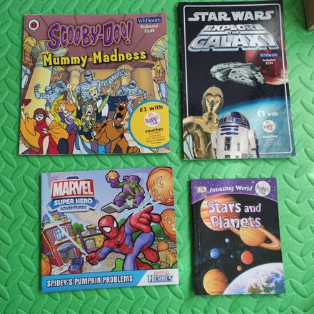 Set anglických kniziek,