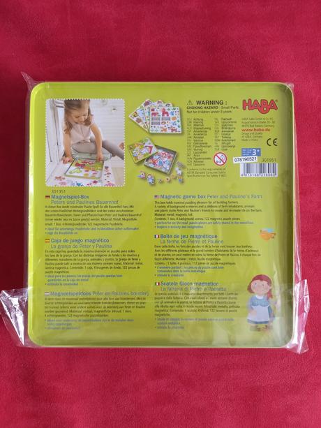 Haba magnetická skladačka zvieratká na farme,