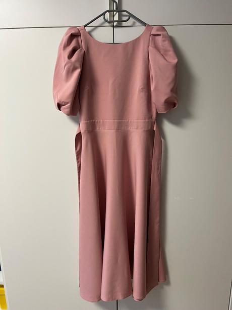 Staroružové spoločenské šaty midy, 38