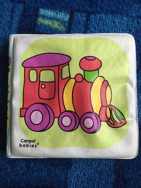 2x pískacia knižka gumená canpol babies do vody, 