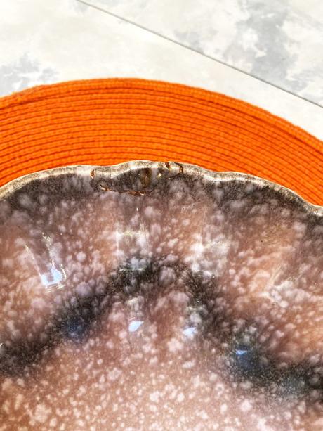 Stará keramická misa,