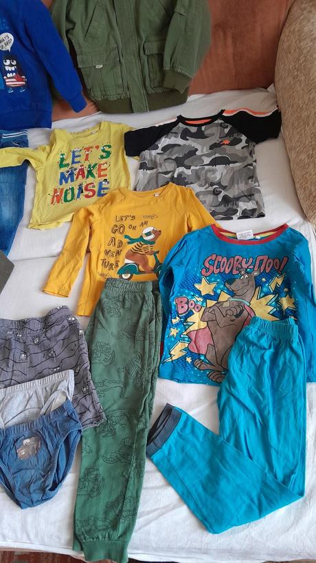 Balík oblečenia chlapec 110, 104–116