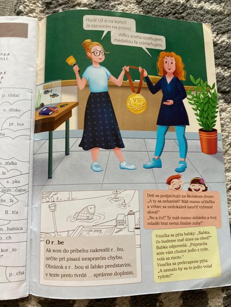 Vybrané slová v obrázkových príbehoch, 