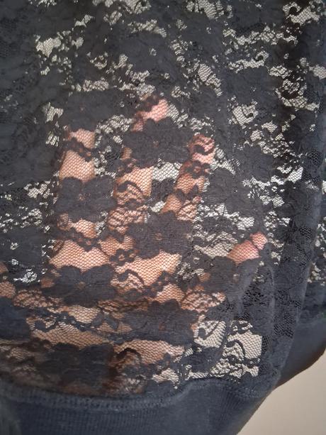 Krajkove tričko s 3/4 rukávom, terranova,m