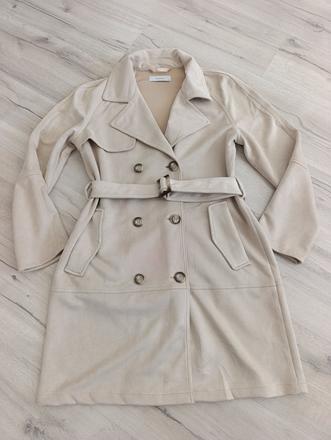 Semišový trenčkot, reserved,m