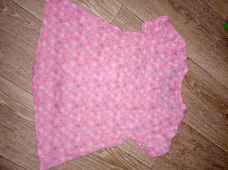 Bavlnene kvetinkove tricko/šaty 110 top stav, just play,110