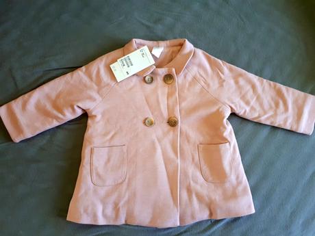 Hm kabát z vlnenej zmesi-veľ.92-úplne nový,nenosen, h&m,92