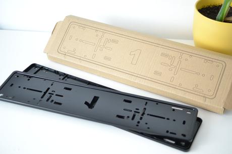 Tenké držiaky špz, 